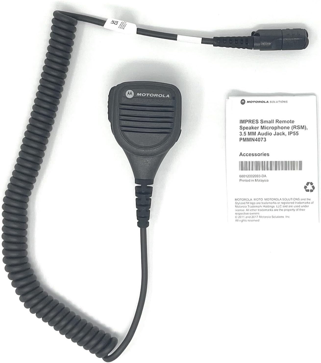PMMN4073 PMMN4073AL Motorola Original IMPRES Windporting Remote Speaker Microphone