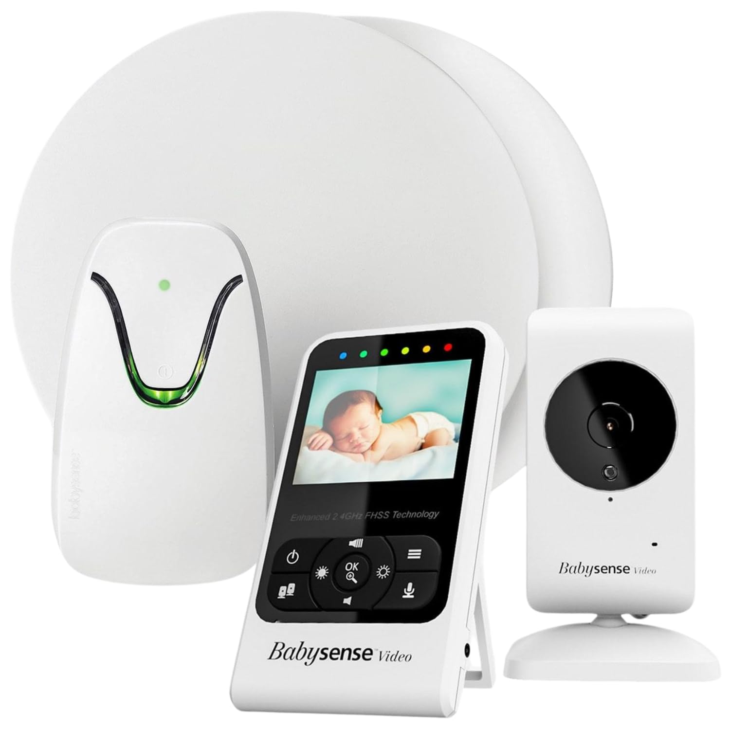 Babysense Video &amp; Movement Monitor - Video Baby Monitor with Motion Detection...