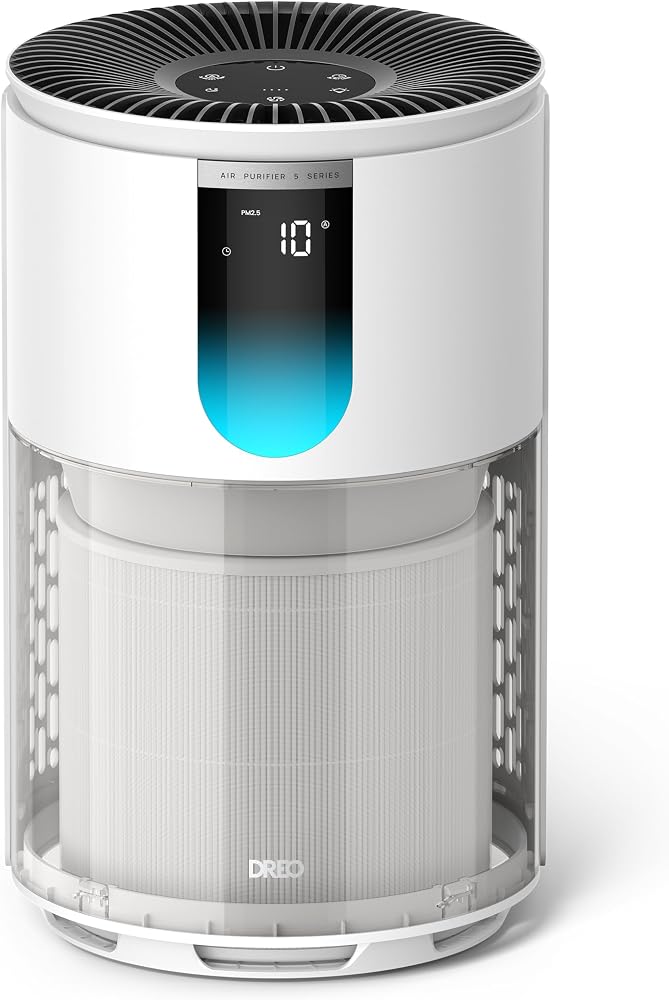 DREO Air Purifier for Home with HEPA and Sleep Mode